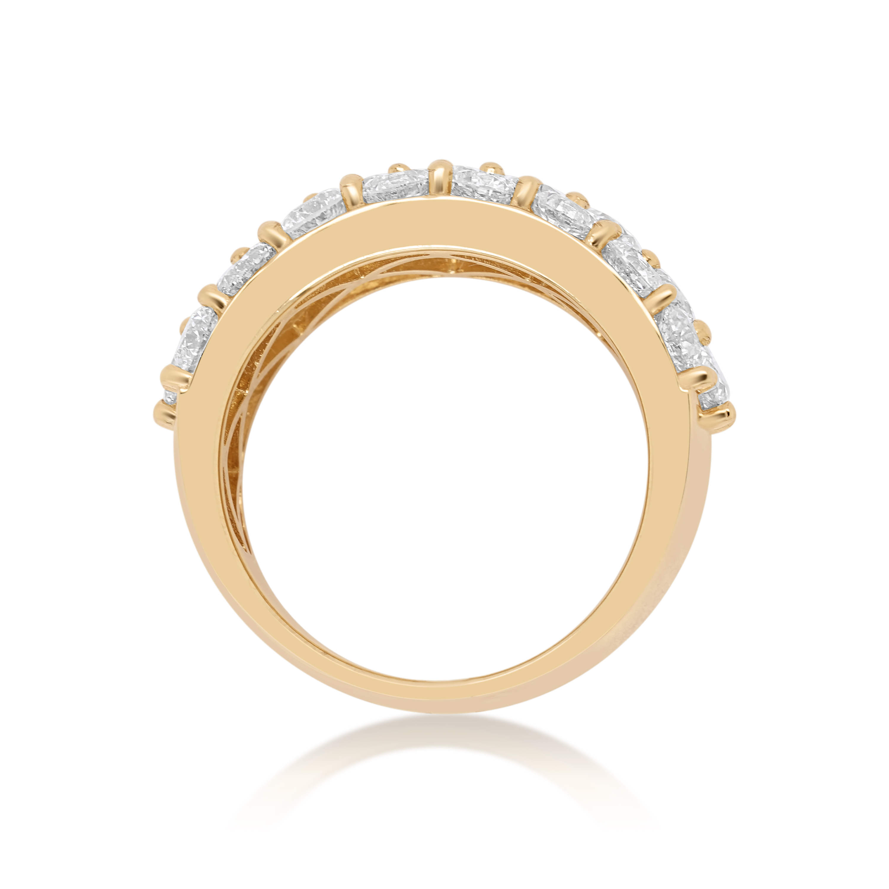 Diamond Ring 6.10 ct. 14K Yellow Gold